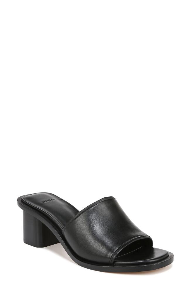 Vince Donna Slide Sandal in Black Cover