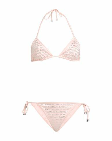 Balmain Woman Bikini Pink Polyamide, Elastane Cover