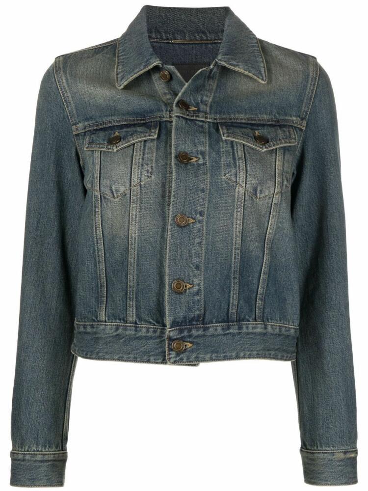 Saint Laurent faded denim jacket - Blue Cover