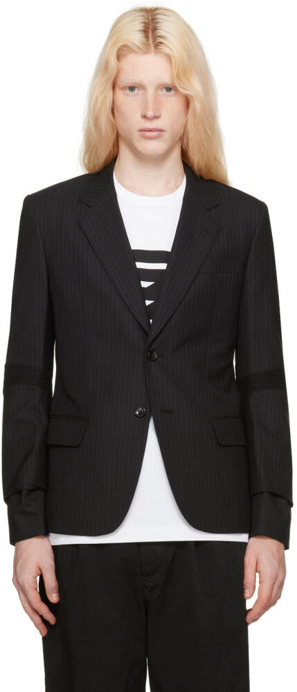 Junya Watanabe Black Pintuck Blazer Cover