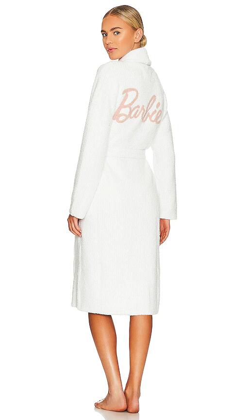 Barefoot Dreams CozyChic Barbie Robe in White Cover