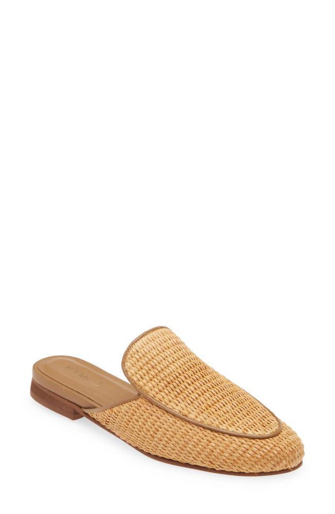 Kaanas Jaspe Basketweave Mule in Caramel Cover