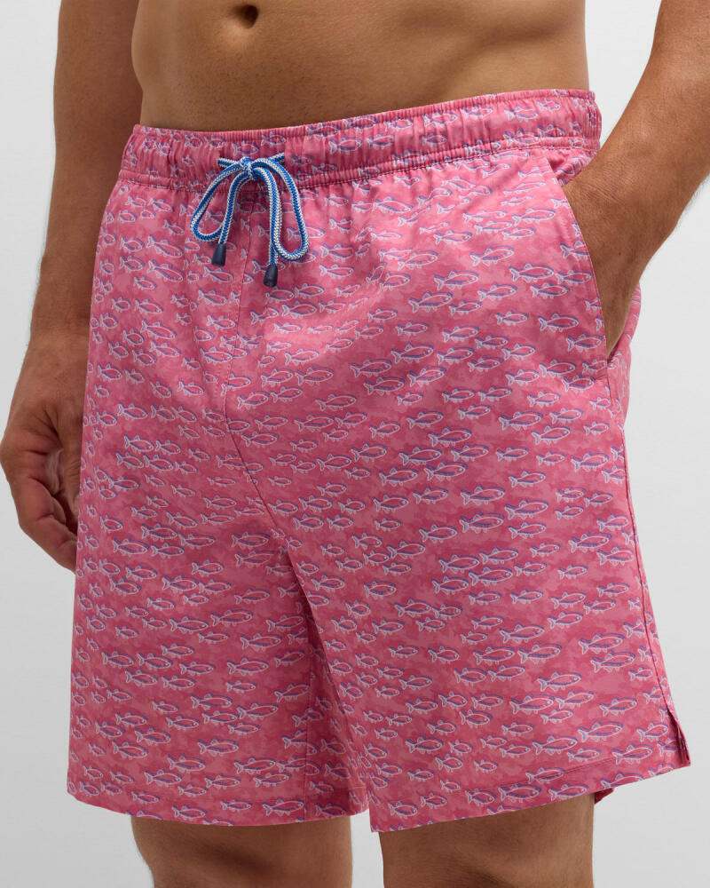 Peter Millar Men's School of Fish Swim Trunks Cover