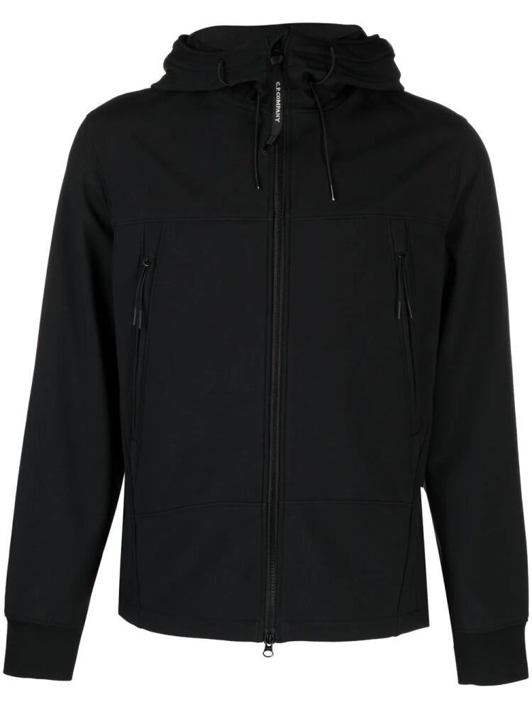 C.P. Company long-sleeve zip-up hooded jacket - Black Cover