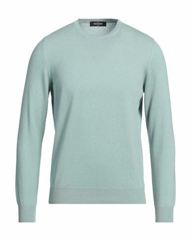 Gran Sasso Man Sweater Sage green Cashmere Cover