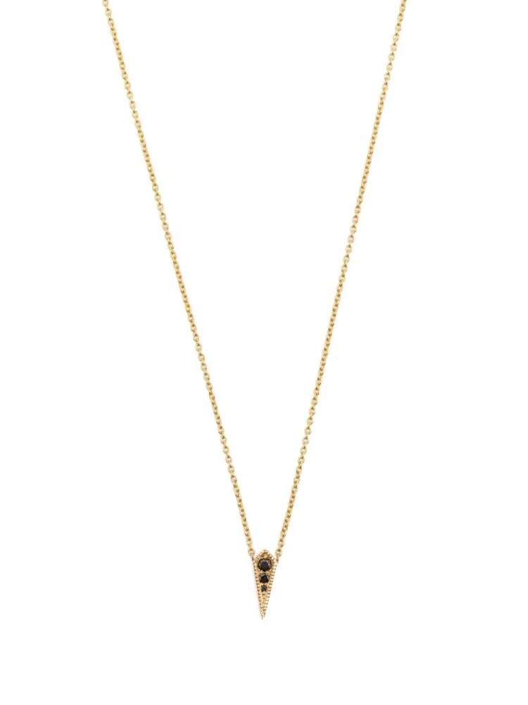 Lizzie Mandler Fine Jewelry 14kt yellow gold Kite diamond necklace Cover