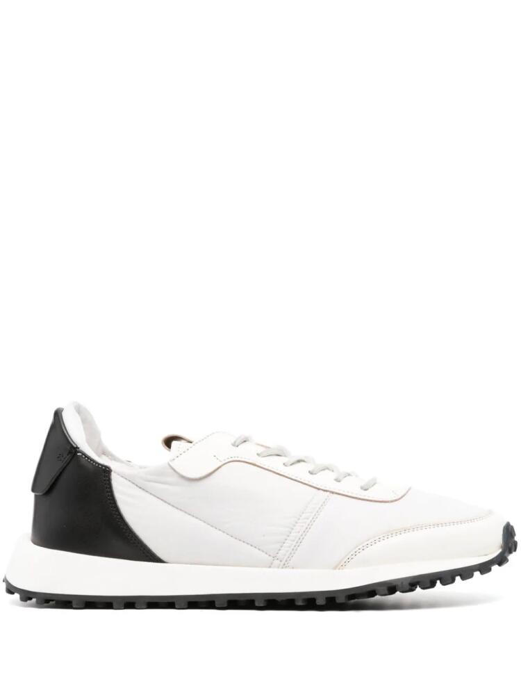 Buttero two-tone panelled sneakers - White Cover