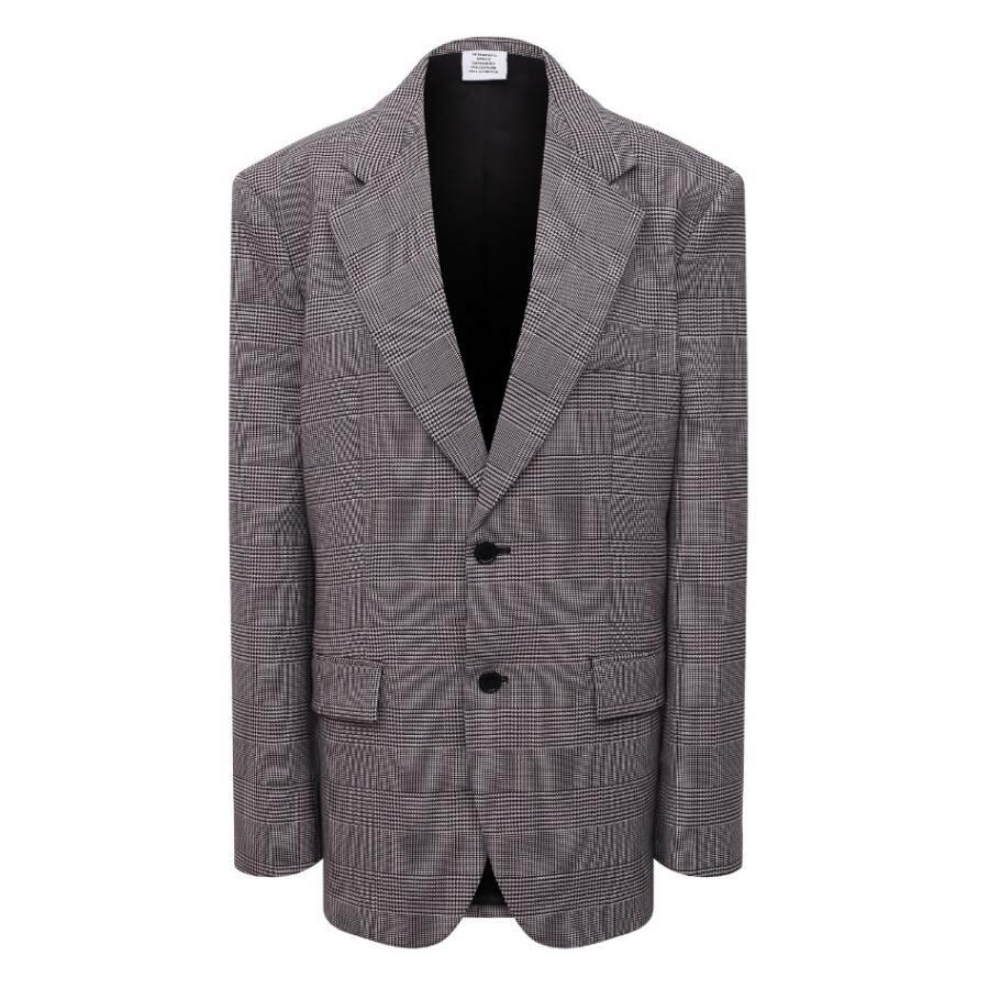 Vetements Check 3.0 Tailored Blazer Jacket Cover