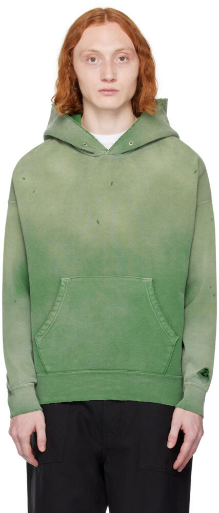 visvim Green Jumbo SB Hoodie Cover