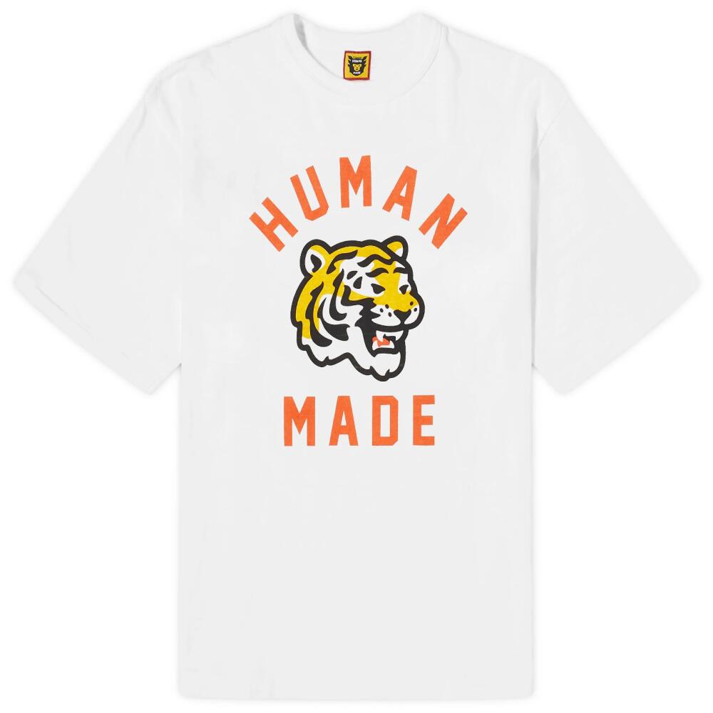 Human Made Men's Tiger T-Shirt in White Cover