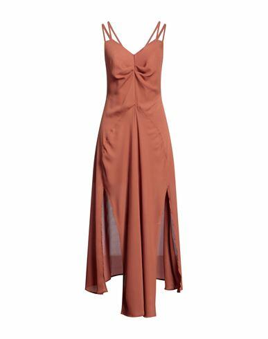 Relish Woman Maxi dress Tan Polyester Cover