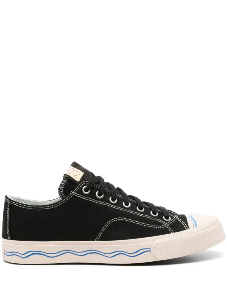 visvim Skagway Lo canvas sneakers - Black Cover