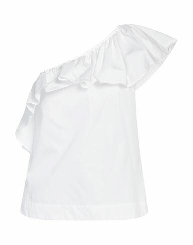 Barba Napoli Woman Top White Cotton Cover