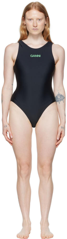 GANNI SSENSE Exclusive Black Bodysuit Cover