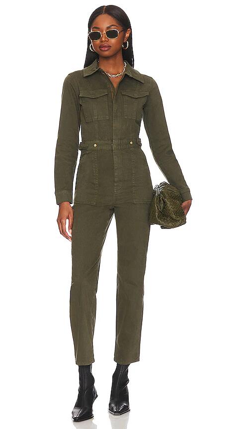 Good American Fit For Success Jumpsuit in Army Cover