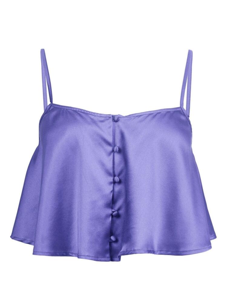 Fleur Du Mal Luxe Flutter camisole - Purple Cover