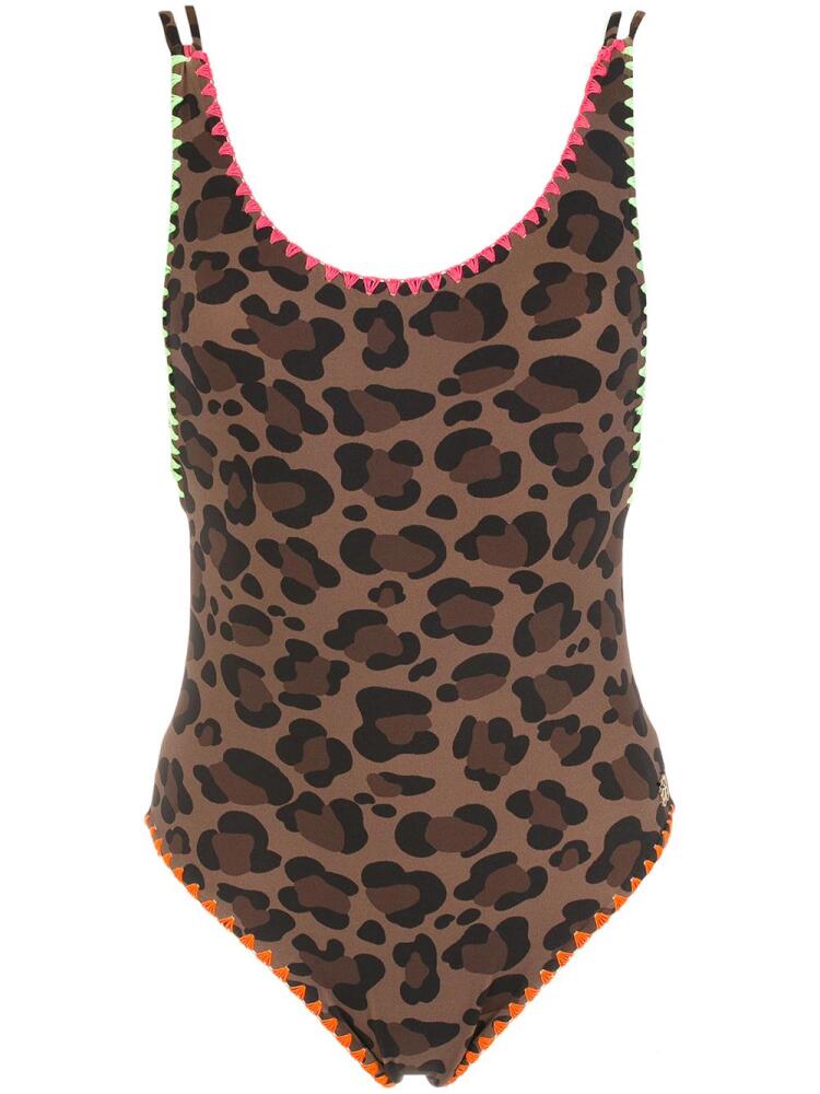 Brigitte Tiff leopard-print swimsuit - Brown Cover