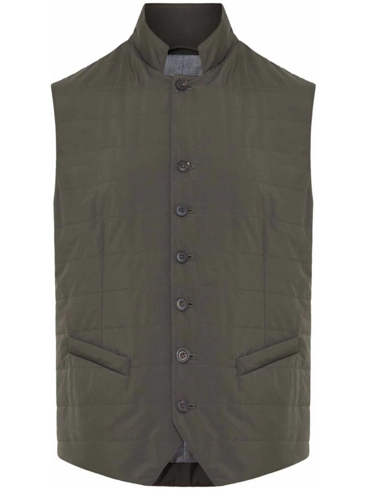 Corneliani buttoned vest - Green Cover