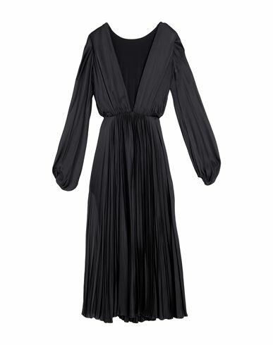 Odi Et Amo Woman Maxi dress Black Viscose Cover