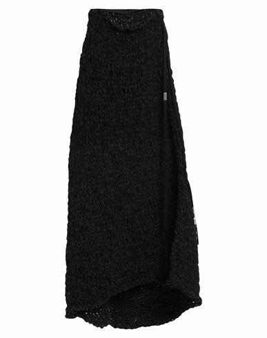 Ann Demeulemeester Woman Maxi skirt Black Cotton Cover