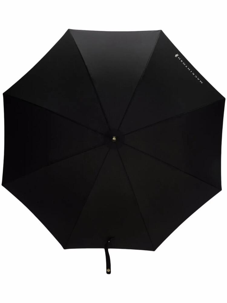 Mackintosh Heriot bamboo handle umbrella - Black Cover