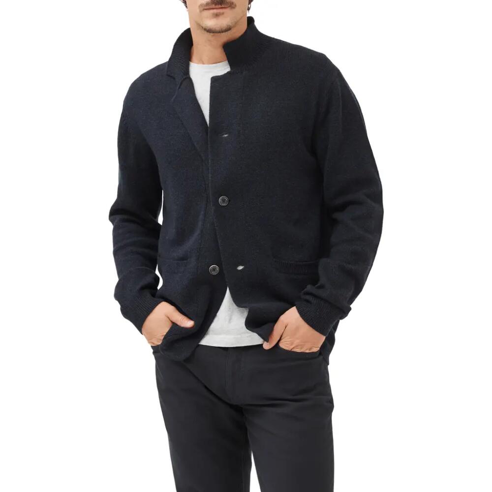 Rodd & Gunn West Eyreton Cotton Blend Cardigan in Midnight Cover