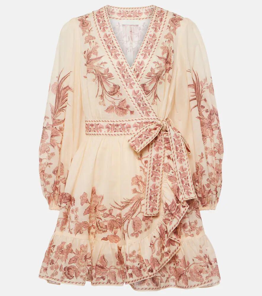 Zimmermann Printed cotton wrap dress Cover