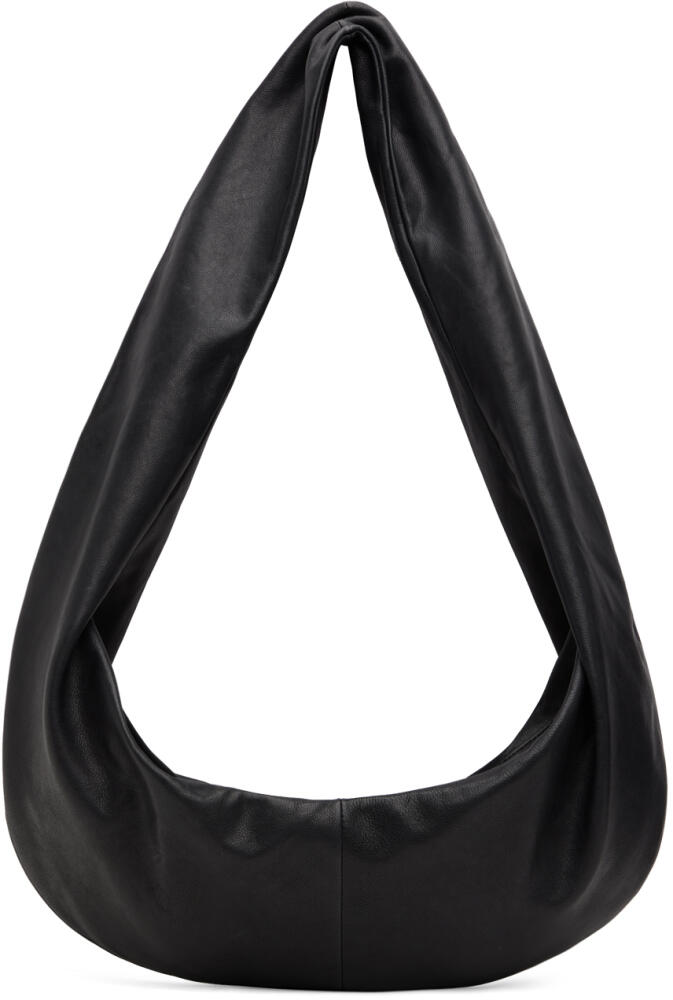 Gabriela Coll Garments Black No.297 Small Crossed Leather Bag Cover