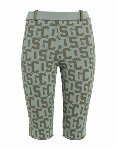 Gcds Woman Leggings Military green Polyamide Cover