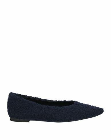 Giulia Neri Woman Ballet flats Midnight blue Textile fibers Cover