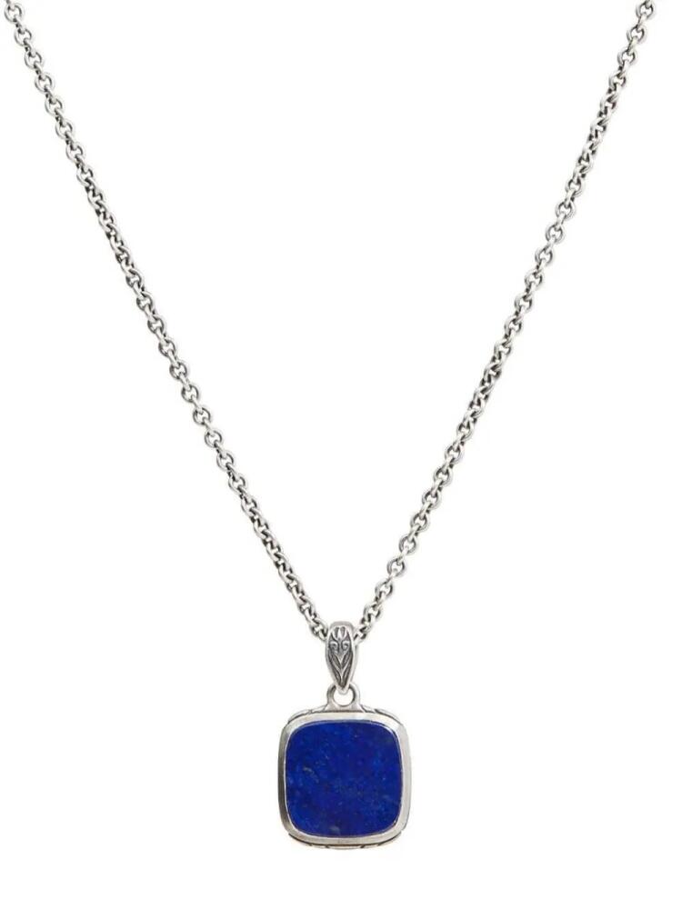 John Varvatos lapis pendant necklace - Silver Cover