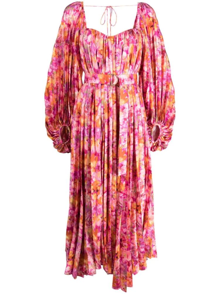 Acler Lothair pleated maxi dress - Multicolour Cover