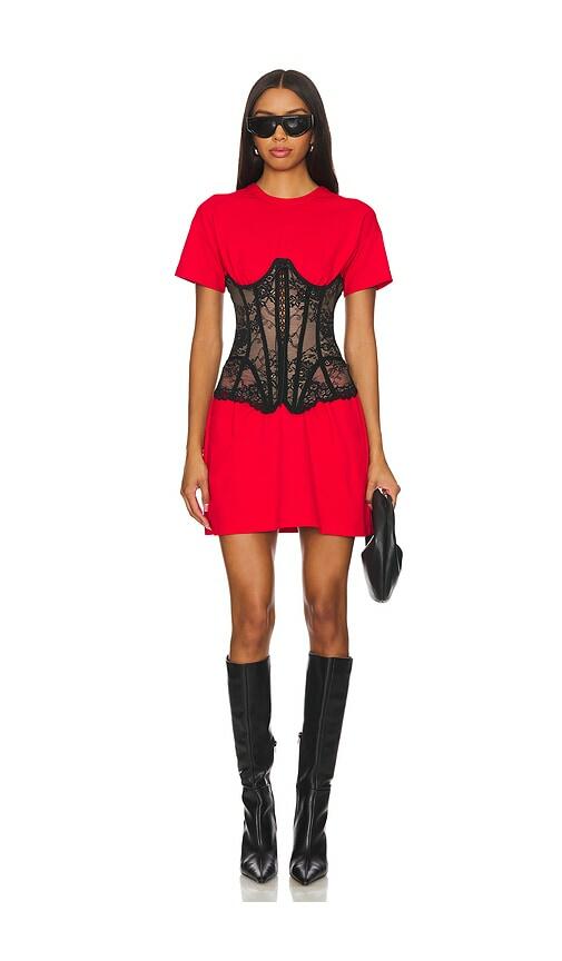 GIUSEPPE DI MORABITO T-shirt Dress in Red Cover