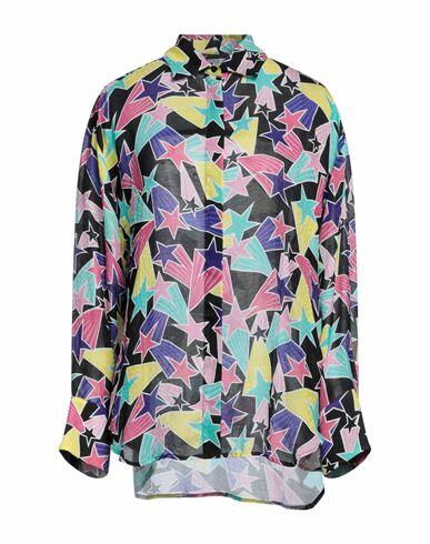 Msgm Woman Shirt Black Viscose Cover