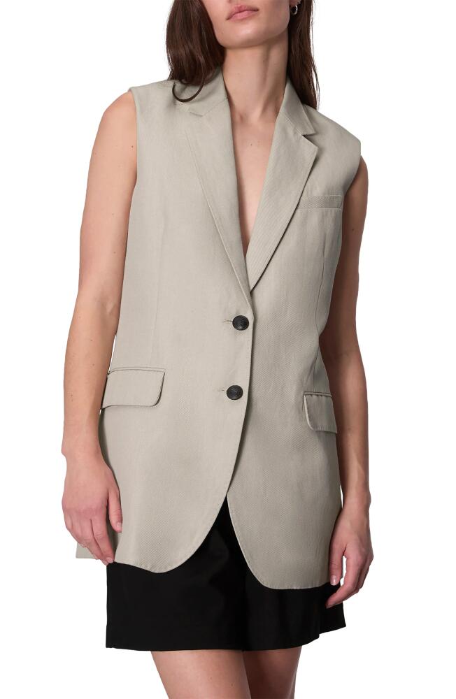 rag & bone Odessa Longline Vest in Sand Cover