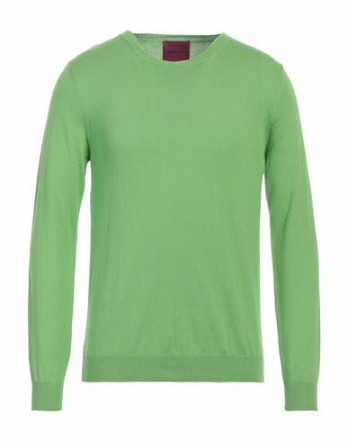 Capsule Knit Man Sweater Green Cotton Cover