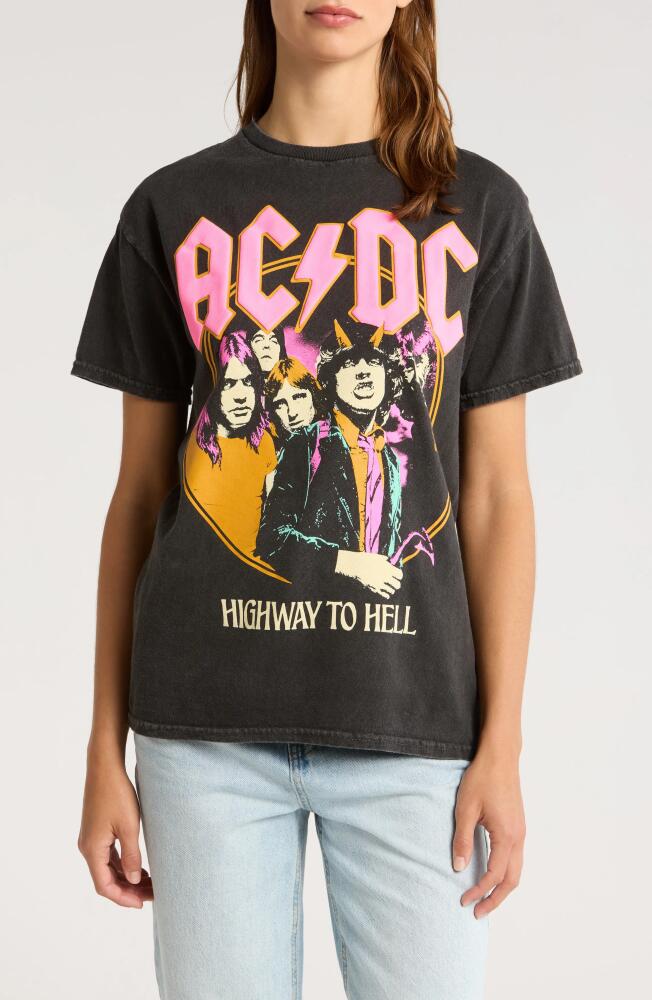 Merch Traffic AC/DC Graphic T-Shirt in Charcoal Grey Cover