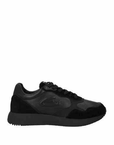 Alberto Guardiani Man Sneakers Black Leather Cover