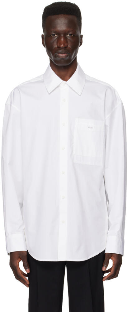 WOOYOUNGMI White Printed Shirt Cover