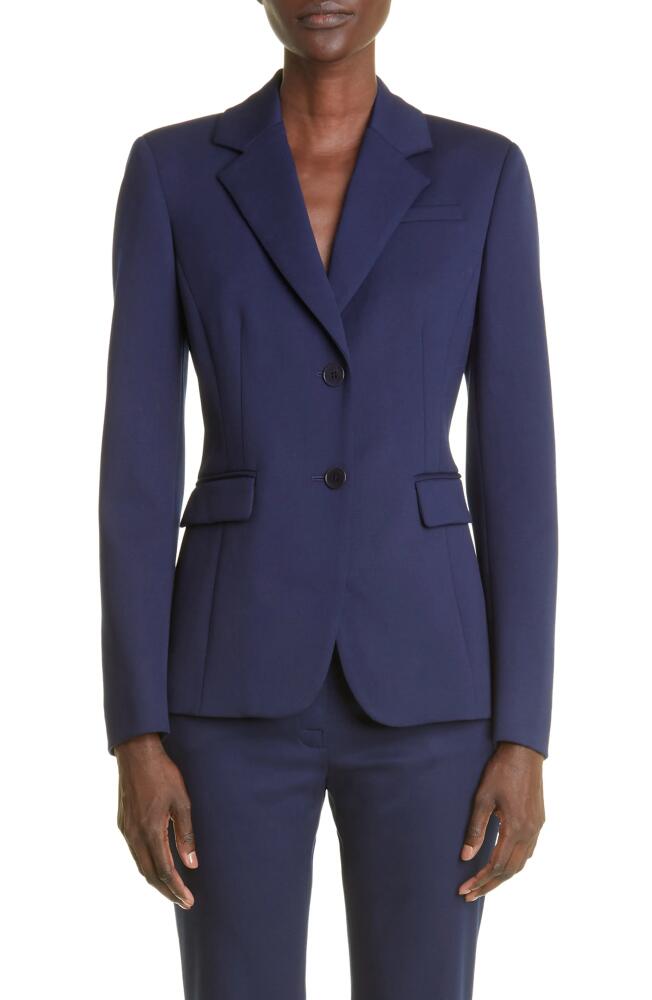 Altuzarra Fenice Stretch Wool Blazer in 000406 Berry Blue Cover