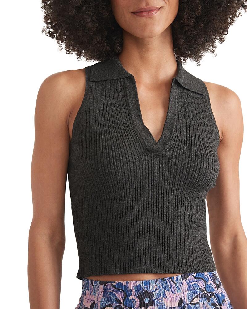 Marine Layer Amelia Cropped Tank Top Cover