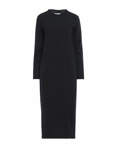 Replay Woman Midi dress Midnight blue Virgin Wool, Polyester, Elastane Cover