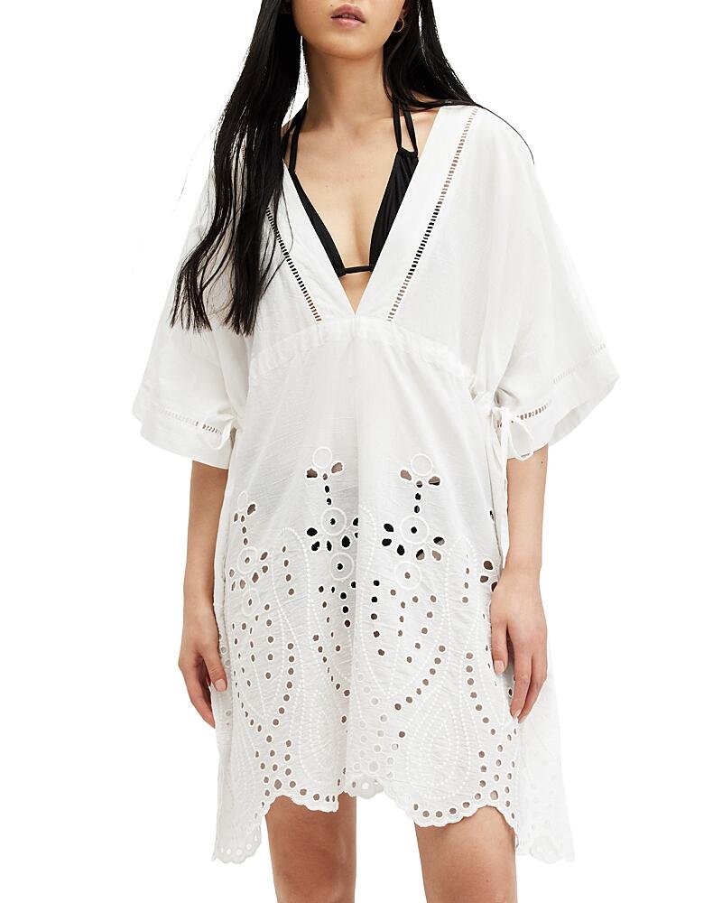 Allsaints Avalon Cotton Eyelet Cover-Up Tunic Cover