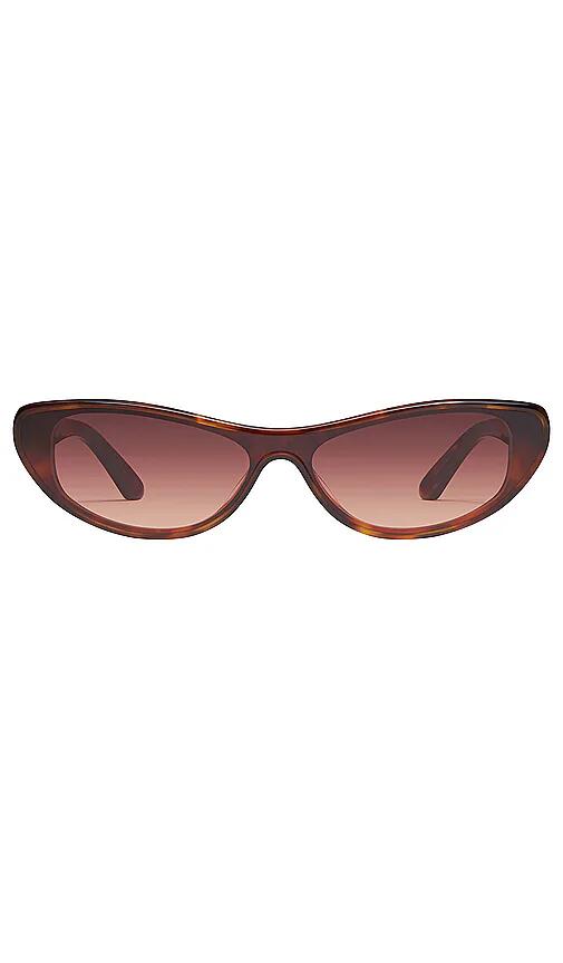 Quay X Guizio Slate Cat Eye Sunglasses in Brown Cover