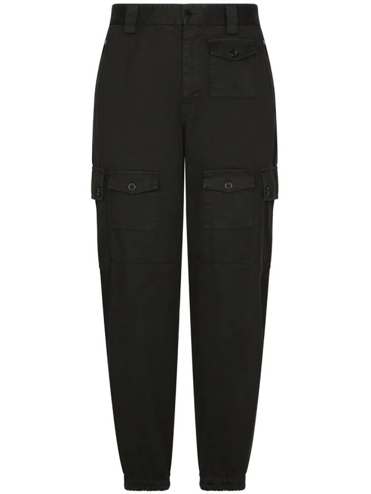 Dolce & Gabbana high-waisted cargo pants - Black Cover