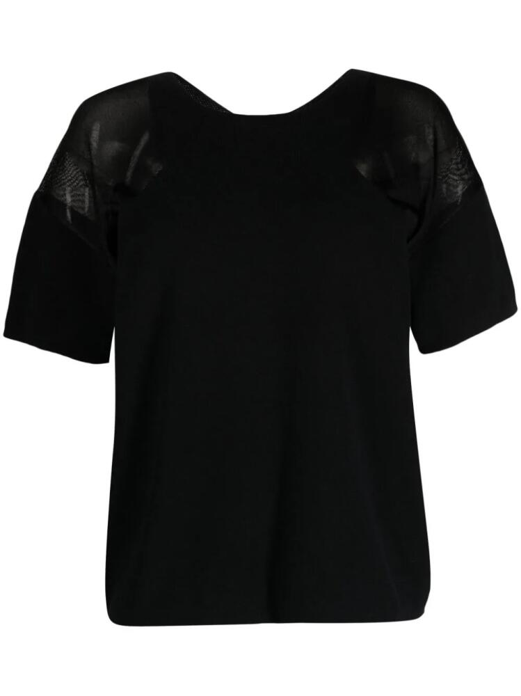 DKNY round-neck cotton T-shirt - Black Cover