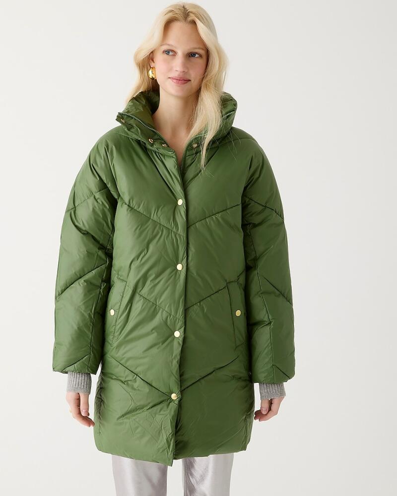 J.Crew Villa puffer coat with PrimaLoft® Cover