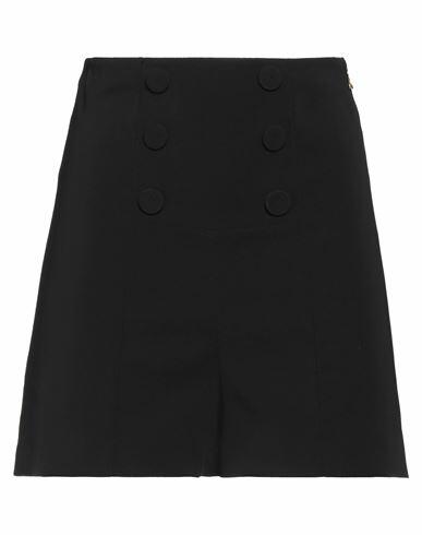 Patrizia Pepe Woman Shorts & Bermuda Shorts Black Polyester, Elastane Cover