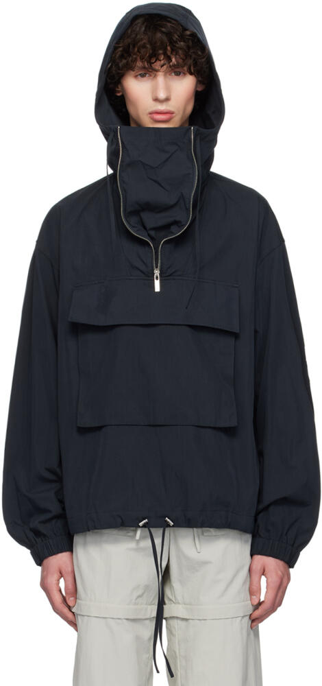 Helmut Lang Navy Gusset Jacket Cover