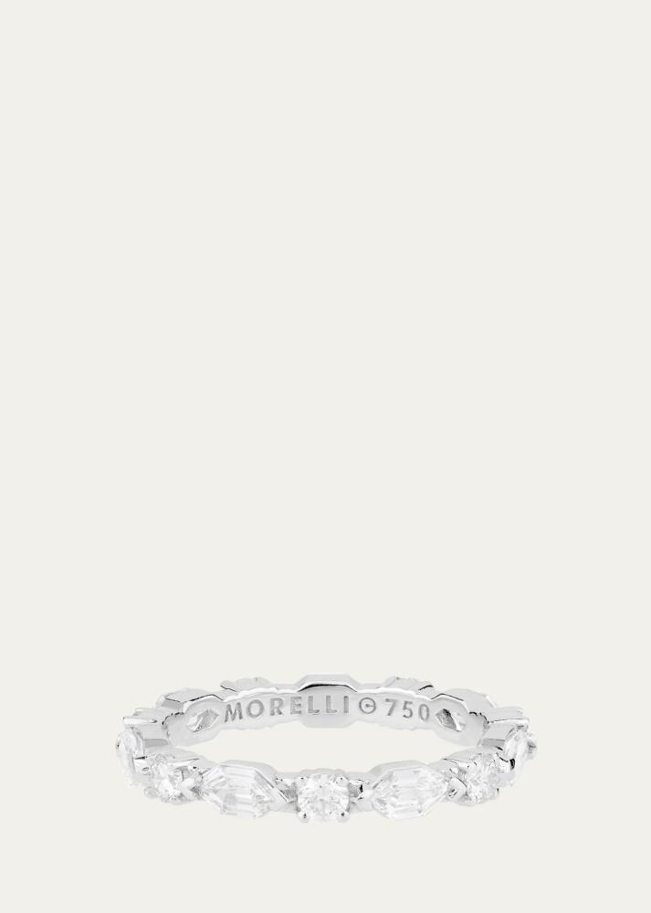 Paul Morelli 18k White Gold Diamond Ring Cover